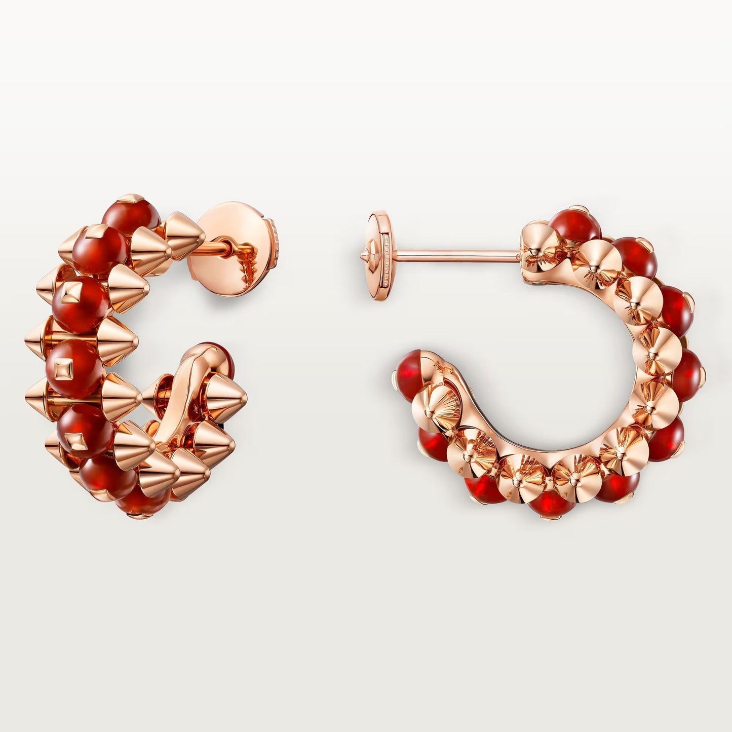 [Ornora Jewelry]CLASH 7.9MM AGATE CHALCEDONY EARRINGS