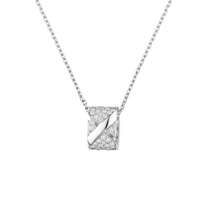 [Ornora Jewelry]LIENS EVIDENCE DIAMOND PAVED NECKLACE