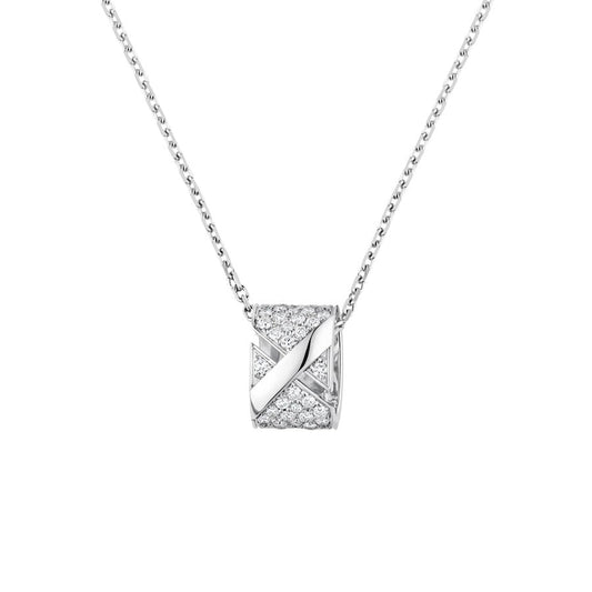 [Ornora Jewelry]LIENS EVIDENCE DIAMOND PAVED NECKLACE