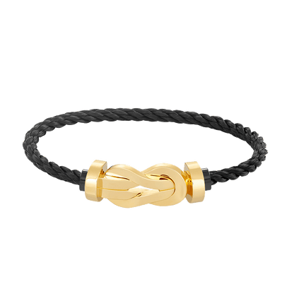 [Ornora Jewelry]CHANCE LARGE 8 FIGURE BUCKLE NO DIAMOND BRACELET GOLD