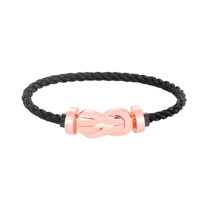 [Ornora Jewelry]CHANCE LARGE 8 FIGURE BUCKLE NO DIAMOND BRACELET ROSE GOLD