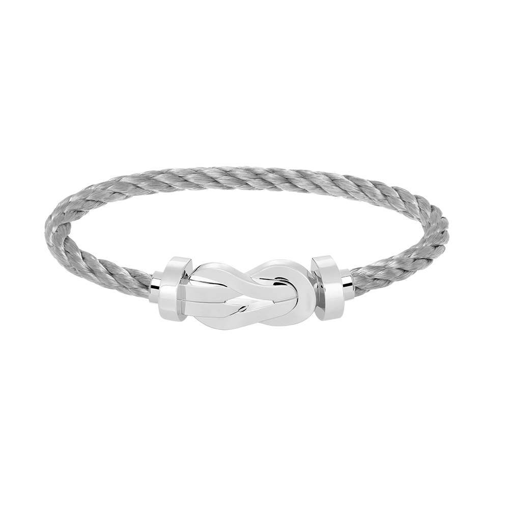 [Ornora Jewelry]CHANCE LARGE 8 FIGURE BUCKLE NO DIAMOND BRACELET SILVER