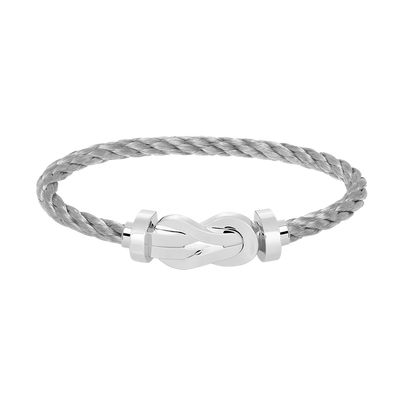 [Ornora Jewelry]CHANCE LARGE 8 FIGURE BUCKLE NO DIAMOND BRACELET SILVER