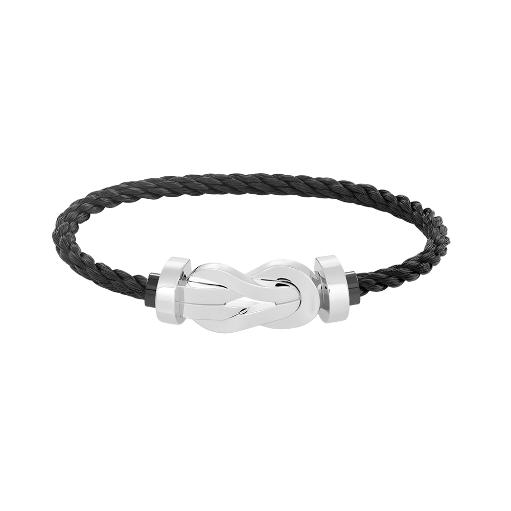 [Ornora Jewelry]CHANCE LARGE 8 FIGURE BUCKLE NO DIAMOND BRACELET SILVER