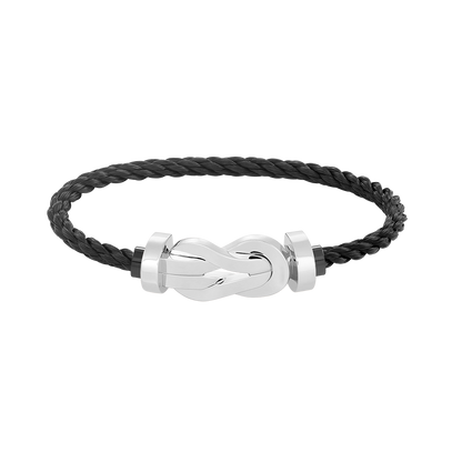 [Ornora Jewelry]CHANCE LARGE 8 FIGURE BUCKLE NO DIAMOND BRACELET SILVER