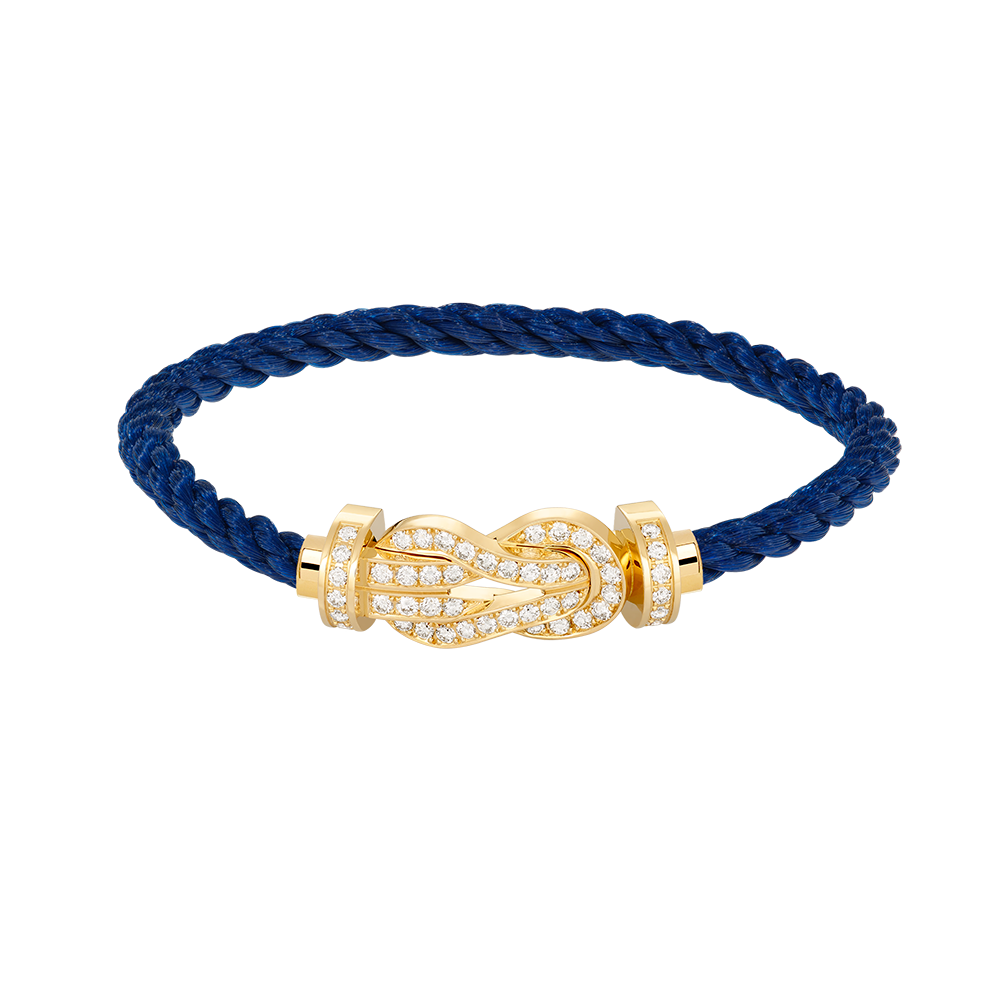 [Ornora Jewelry]CHANCE LARGE 8 FIGURE BUCKLE FULLDIAMOND BRACELET GOLD