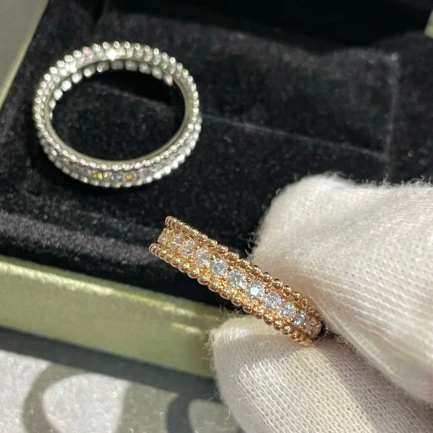 [Ornora Jewelry]PERLEE DIAMOND ROSE GOLD RING