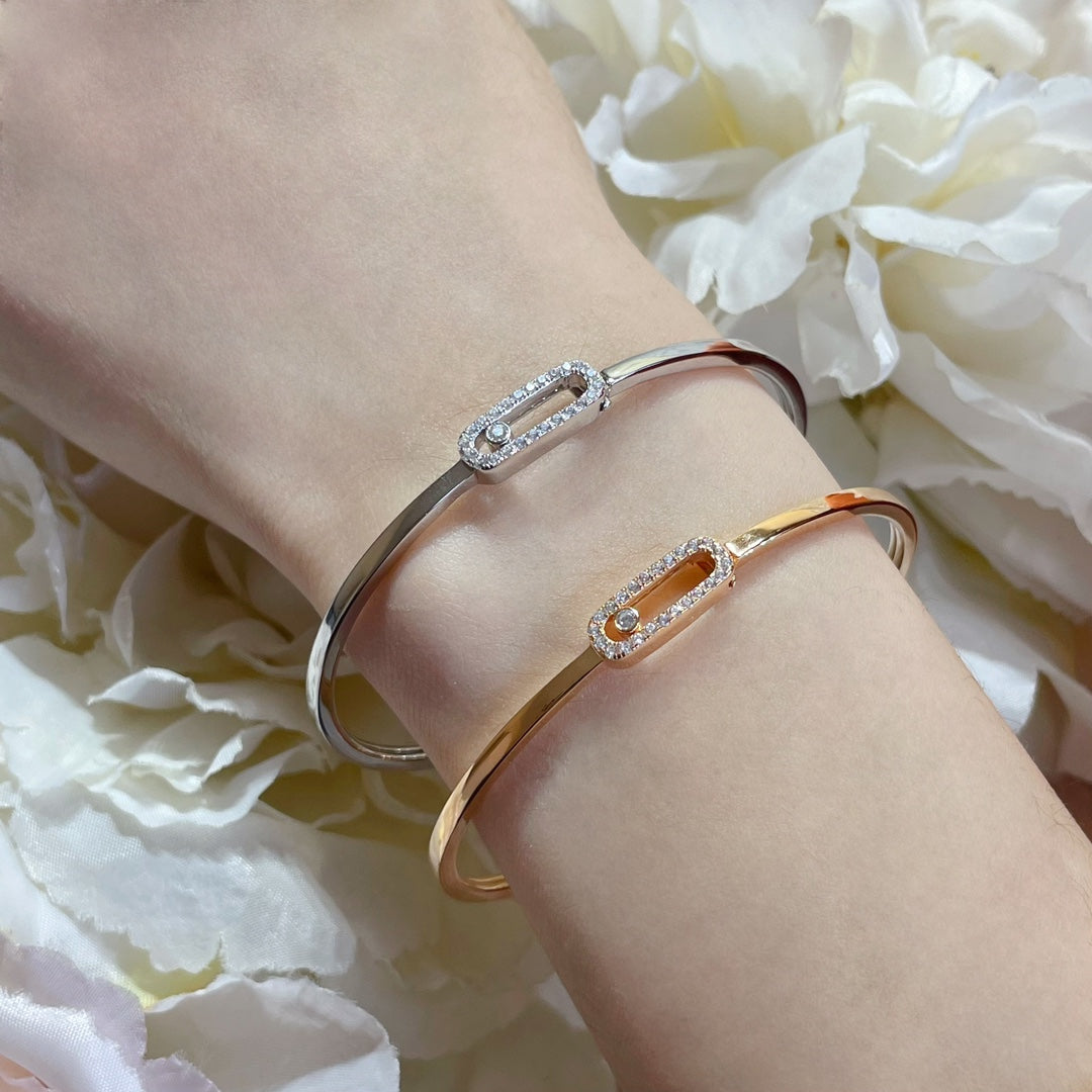 [Ornora Jewelry]Move Uno pavé flex bangle medium