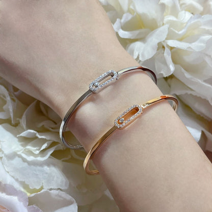 [Ornora Jewelry]Move Uno pavé flex bangle medium