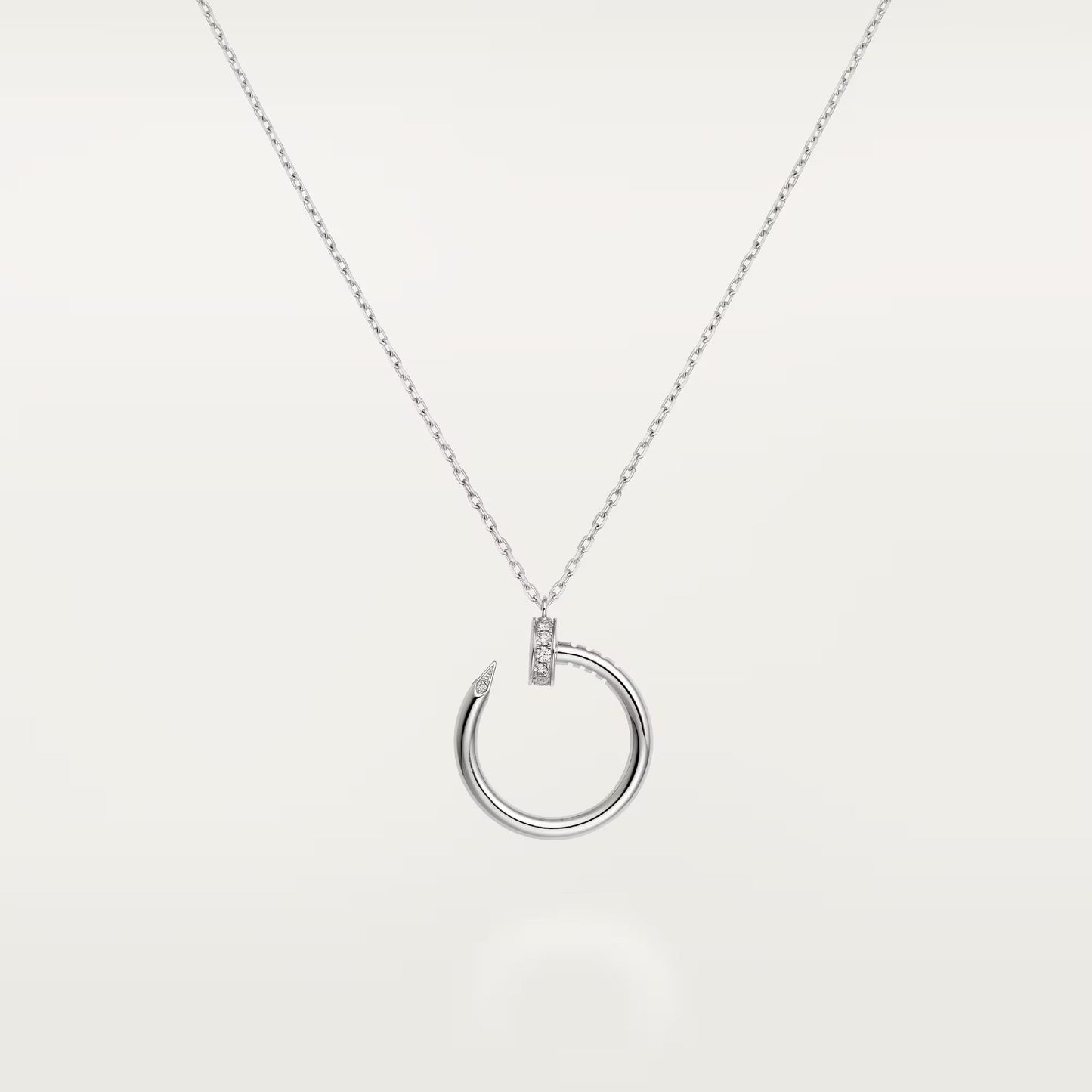 [Ornora Jewelry]JUSTE NECKLACE HALF DIAMOND