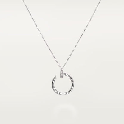 [Ornora Jewelry]JUSTE NECKLACE HALF DIAMOND