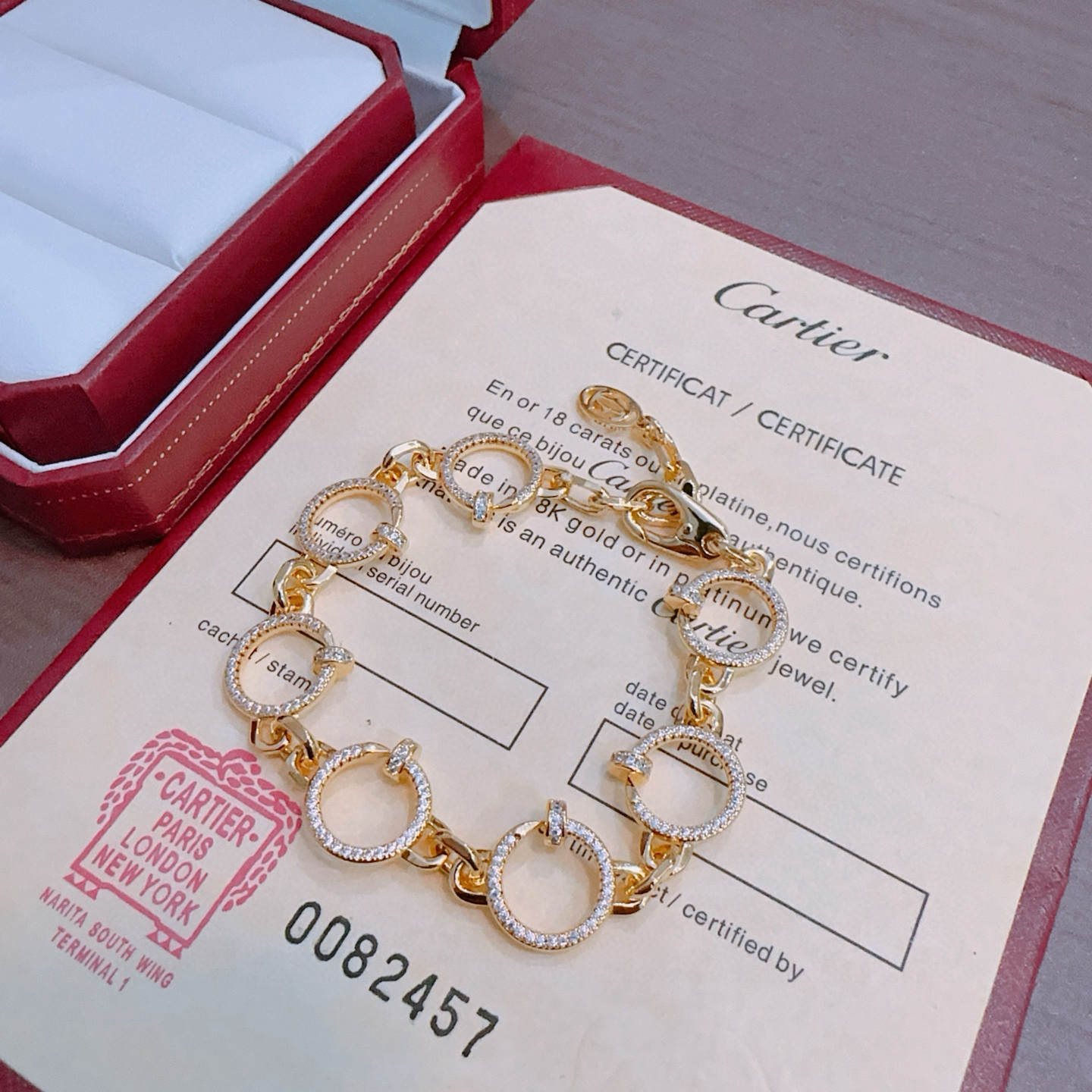 [Ornora Jewelry Jewelry] LOVE&JUSTE BRACELET DIAMONDS