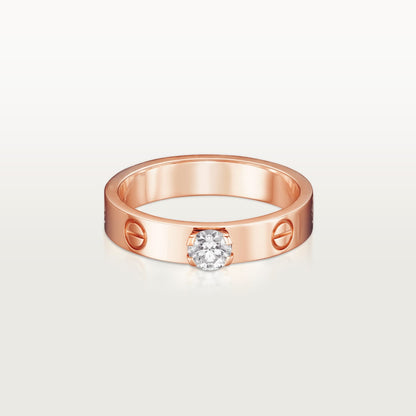 [Ornora Jewelry]LOVE RING 3.6MM 1 BIG DIAMOND