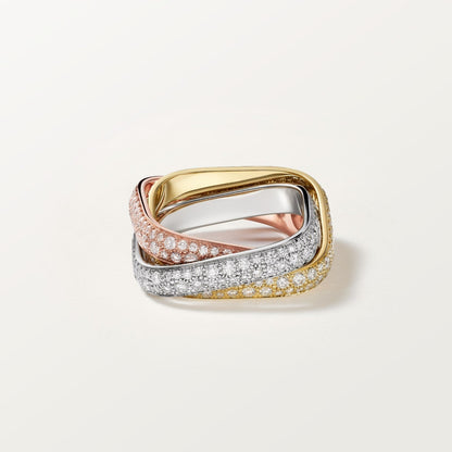 [Ornora Jewelry]TRINITY 3.5MM CUSHION RING COLLECTION