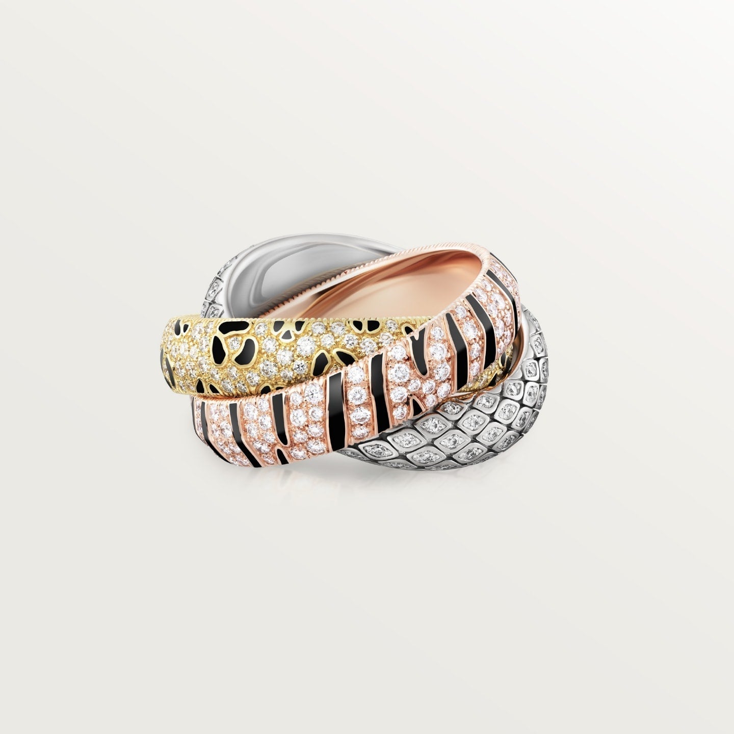 [Ornora Jewelry]TRINITY  RING LEOPARD PRINT