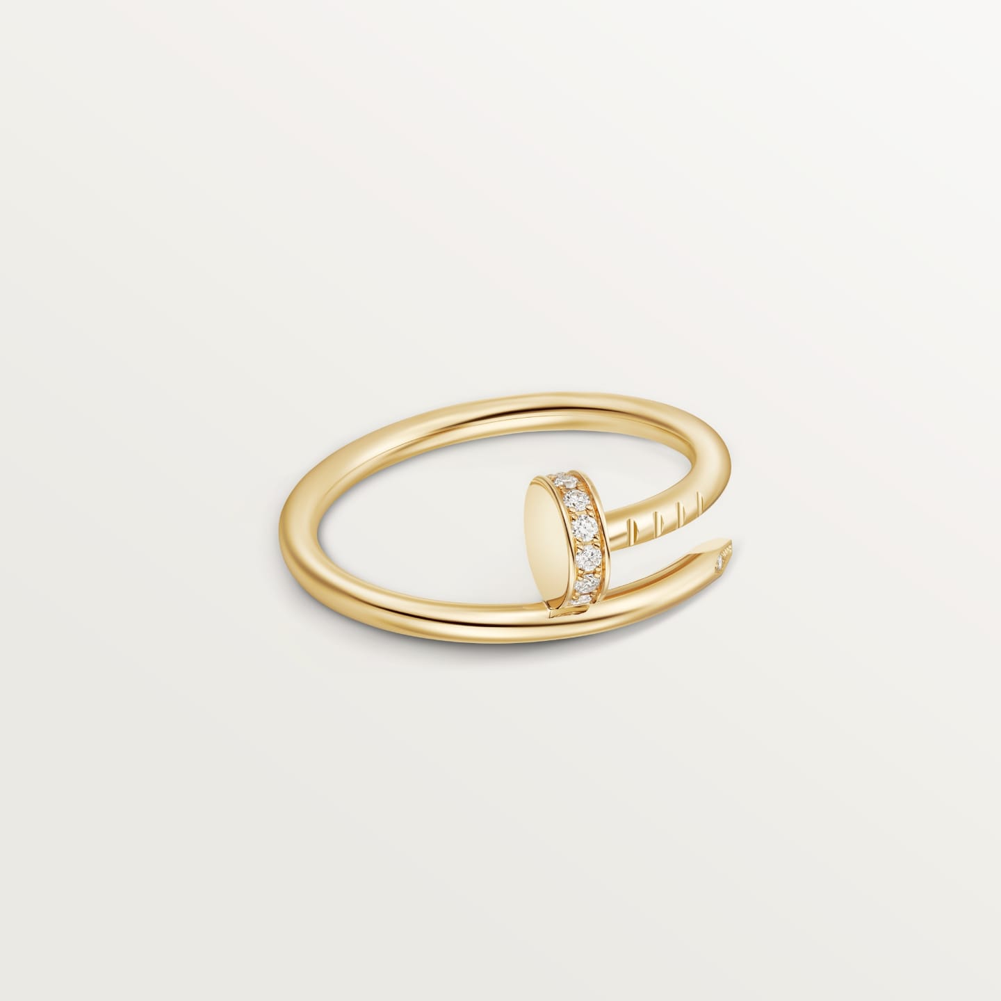[Ornora Jewelry]JUSTE 1.8MM HALF DIAMOND RING
