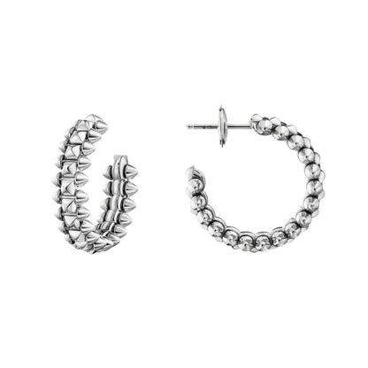 [Ornora Jewelry]CLASH SMALL HOOP EARRINGS