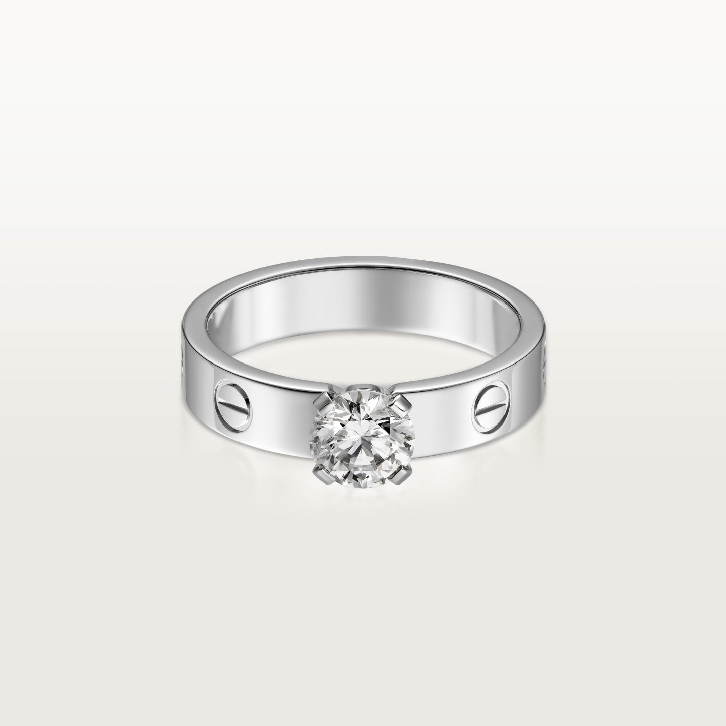 [Ornora Jewelry]LOVE RING 3.6MM 1 BIG DIAMOND