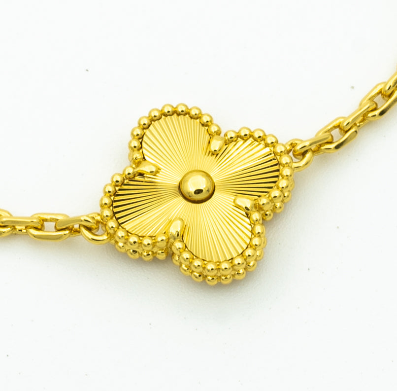 [Ornora Jewelry] CLOVER 5 MOTIF LASER BRACELET COLLECTION