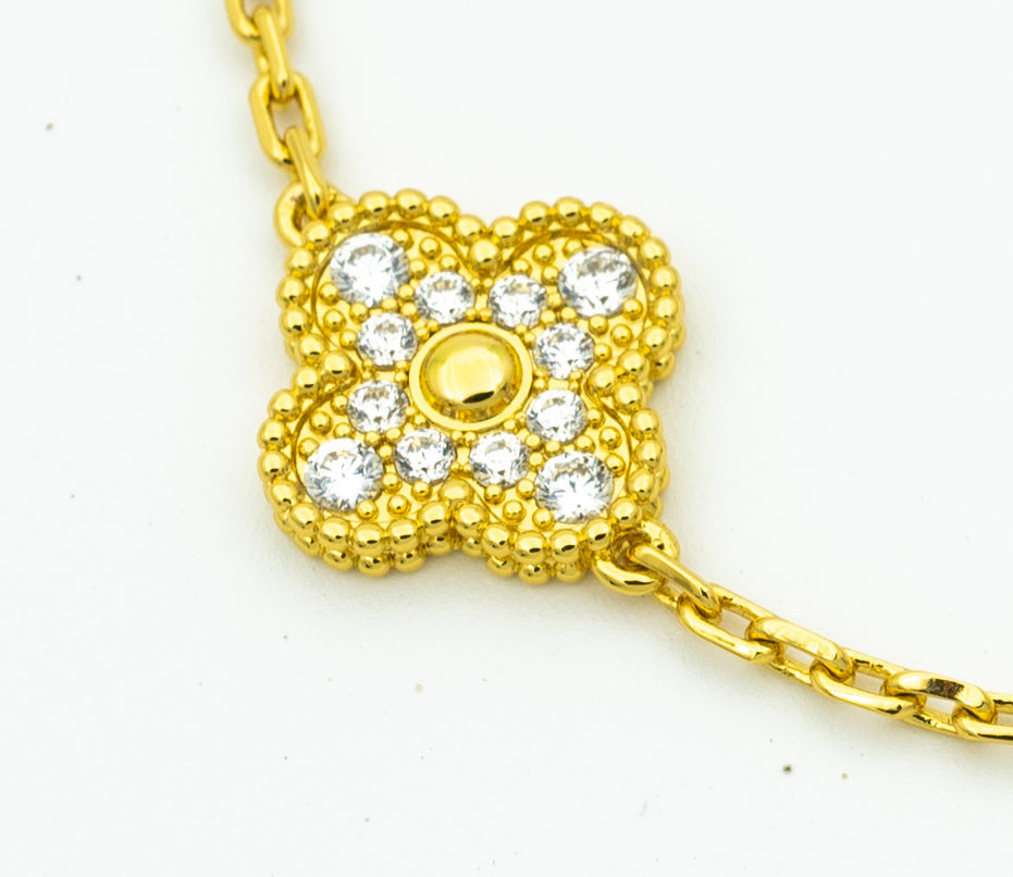 [Ornora Jewelry] CLOVER 5 MOTIF LASER BRACELET COLLECTION