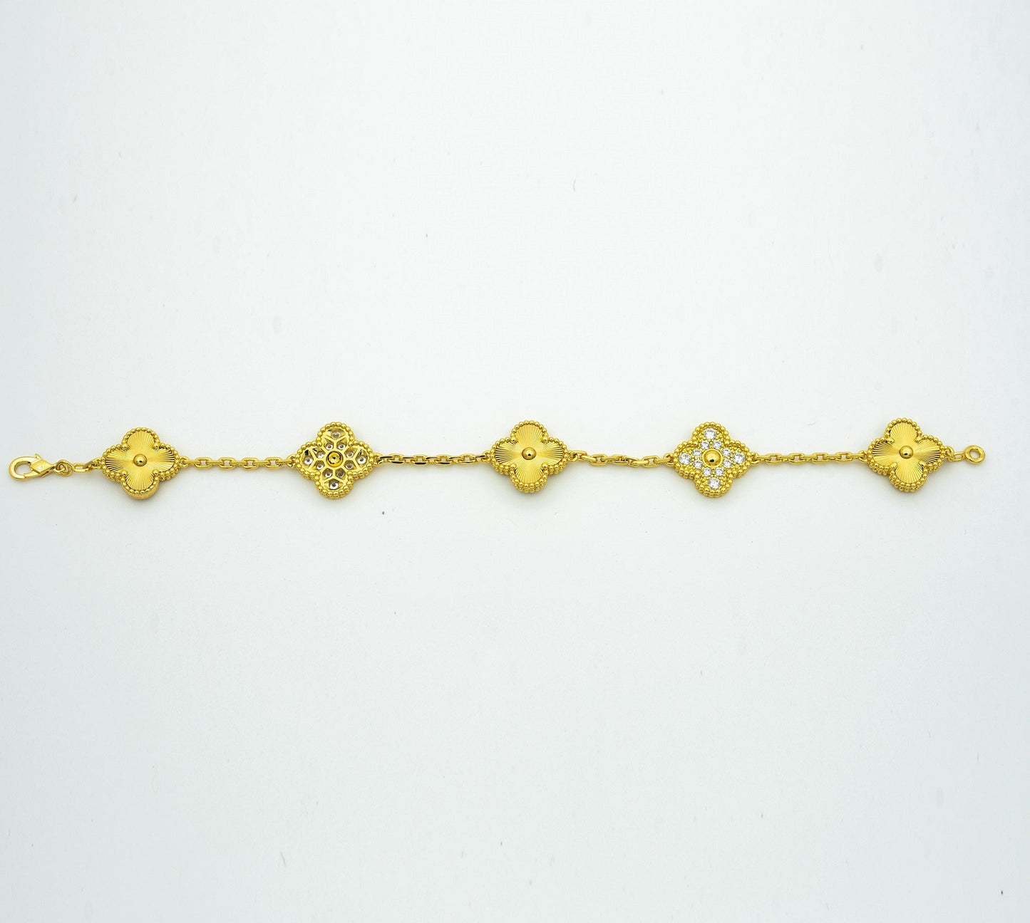 [Ornora Jewelry] CLOVER 5 MOTIF LASER BRACELET COLLECTION