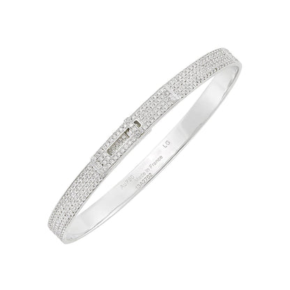 [Ornora Jewelry]HM KELLY BRACELET IN SILVER AND FULL PAVE DIAMOND