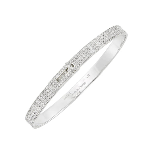 [Ornora Jewelry]HM KELLY BRACELET IN SILVER AND FULL PAVE DIAMOND