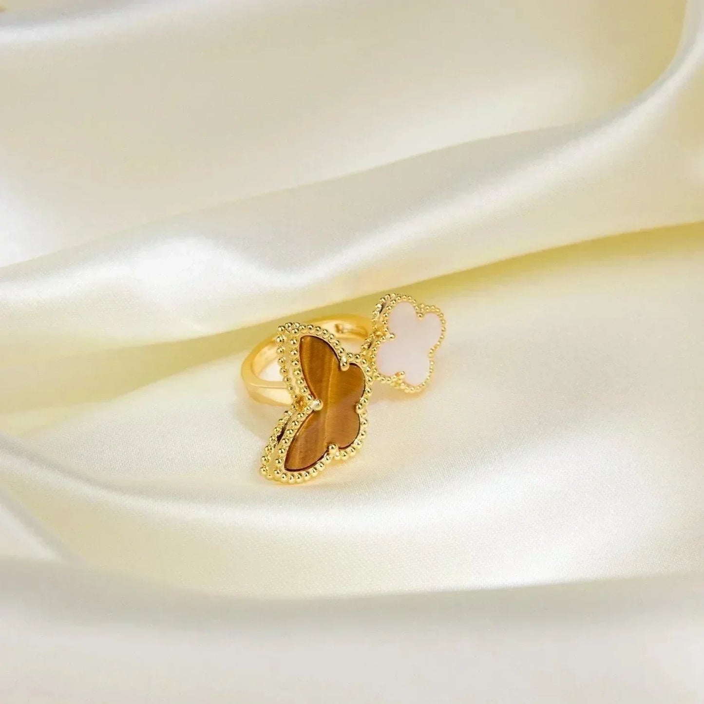[Ornora Jewelry]LUCKY BETWEEN THE FINGER RING
