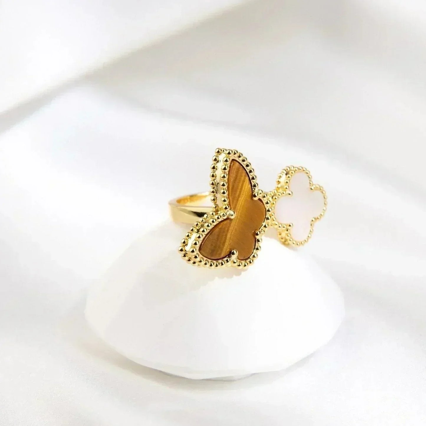 [Ornora Jewelry]LUCKY BETWEEN THE FINGER RING