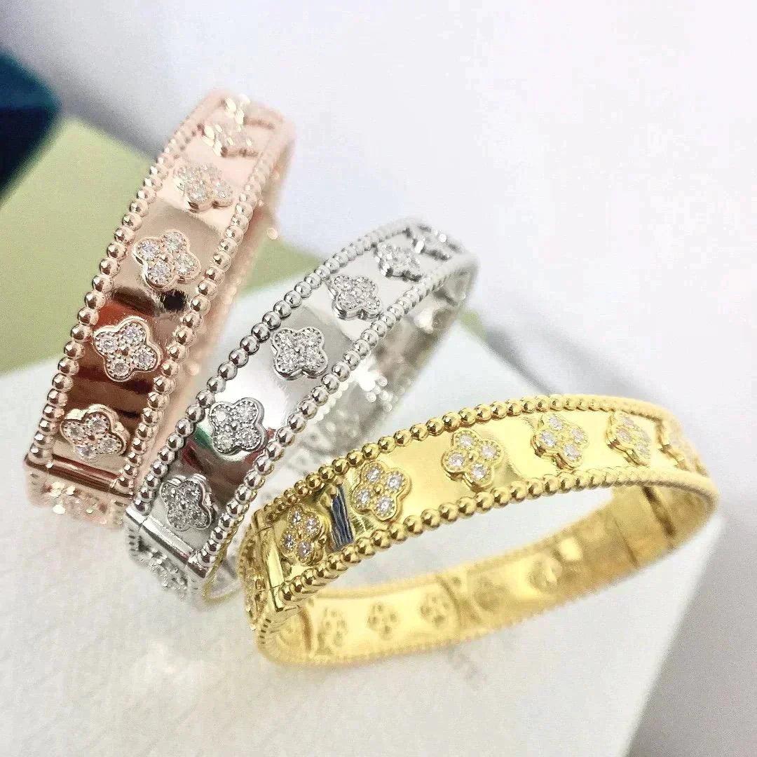 [Ornora Jewelry]CLOVER BRACELET 8MM DIAMONDS