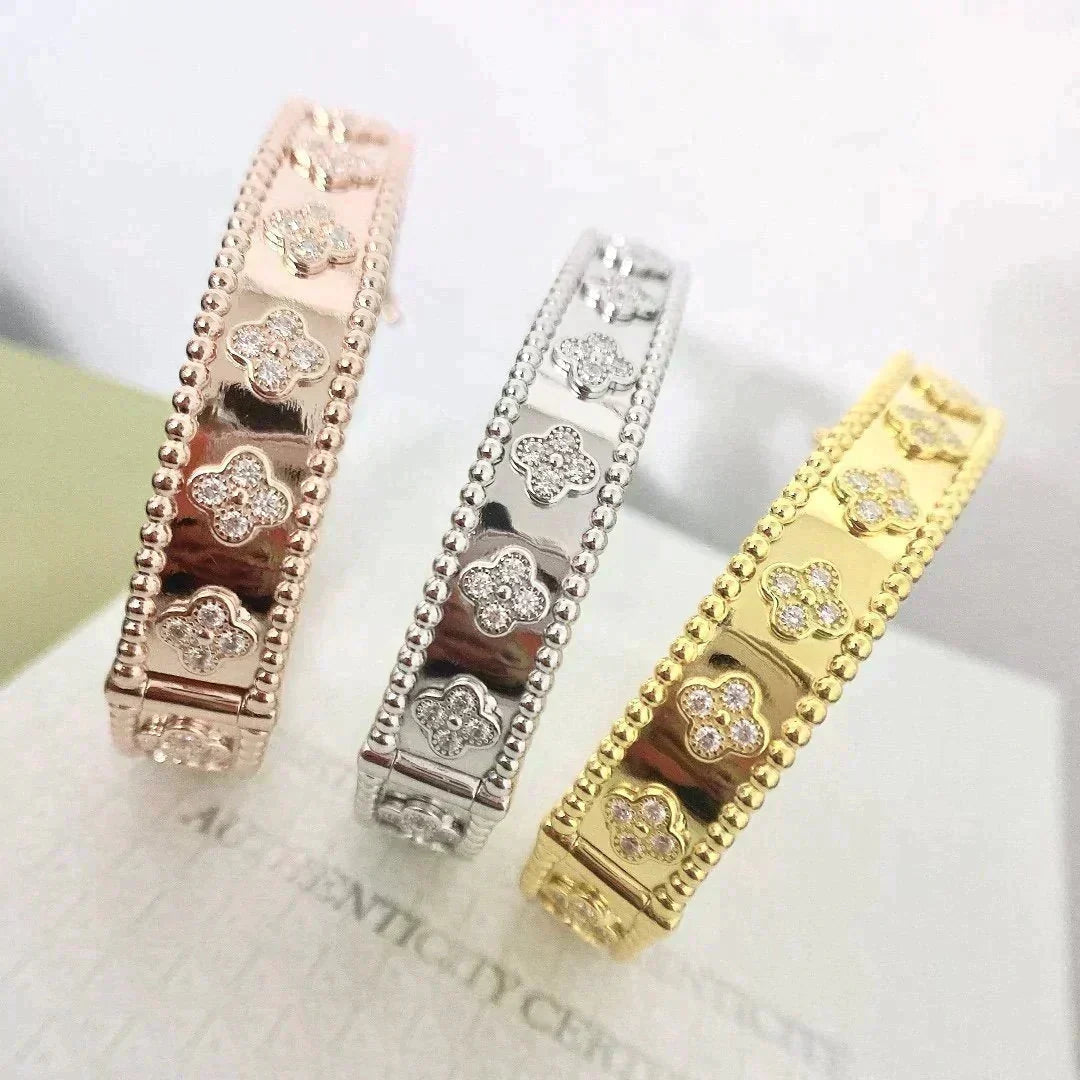 [Ornora Jewelry]CLOVER BRACELET 8MM DIAMONDS