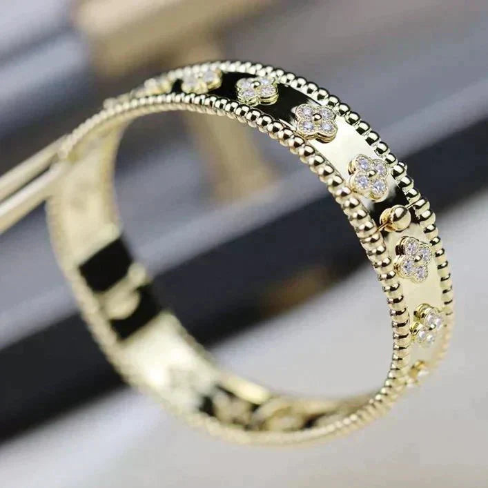 [Ornora Jewelry]CLOVER BRACELET 8MM DIAMONDS