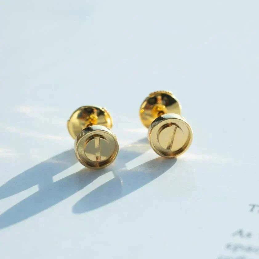 [Ornora Jewelry]LOVE EARRINGS GOLD 10MM