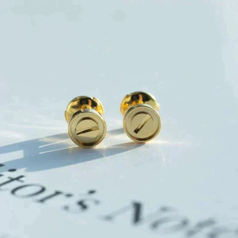 [Ornora Jewelry]LOVE EARRINGS GOLD 10MM