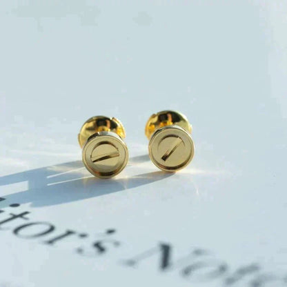[Ornora Jewelry]LOVE EARRINGS GOLD 10MM