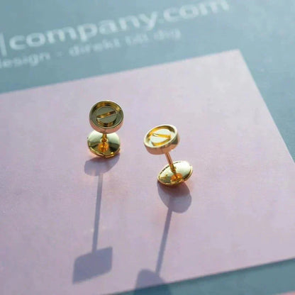 [Ornora Jewelry]LOVE EARRINGS GOLD 10MM