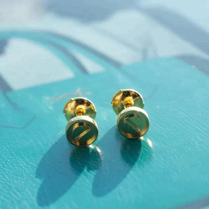 [Ornora Jewelry]LOVE EARRINGS GOLD 10MM