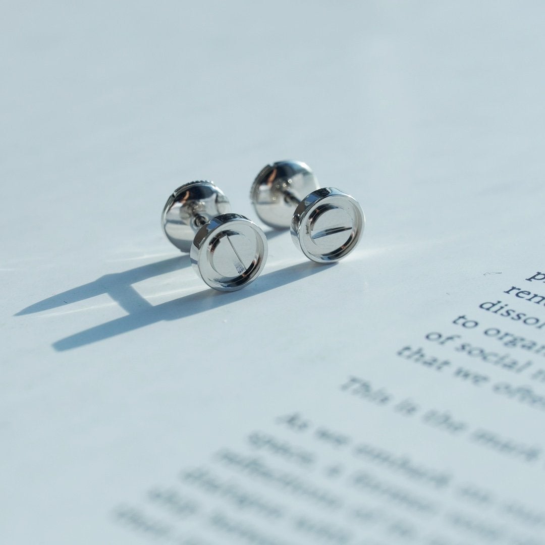 [Ornora Jewelry]LOVE EARRINGS SILVER 10MM