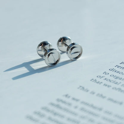 [Ornora Jewelry]LOVE EARRINGS SILVER 10MM
