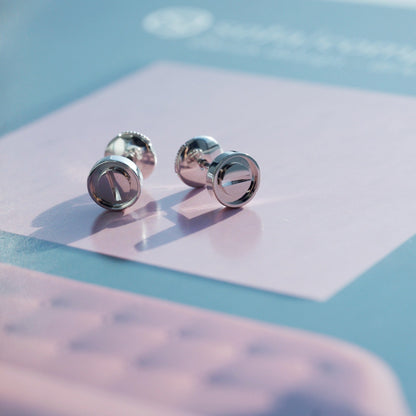 [Ornora Jewelry]LOVE EARRINGS SILVER 10MM