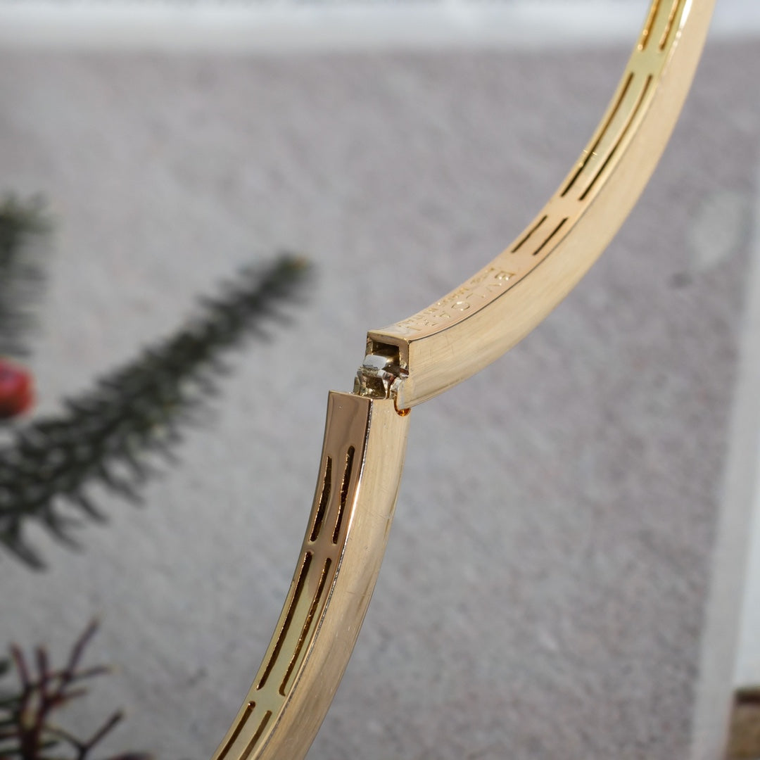 [Ornora Jewelry]SERPENTI BRACELET PINK GOLD DIAMOND DOUBLE SNAKE