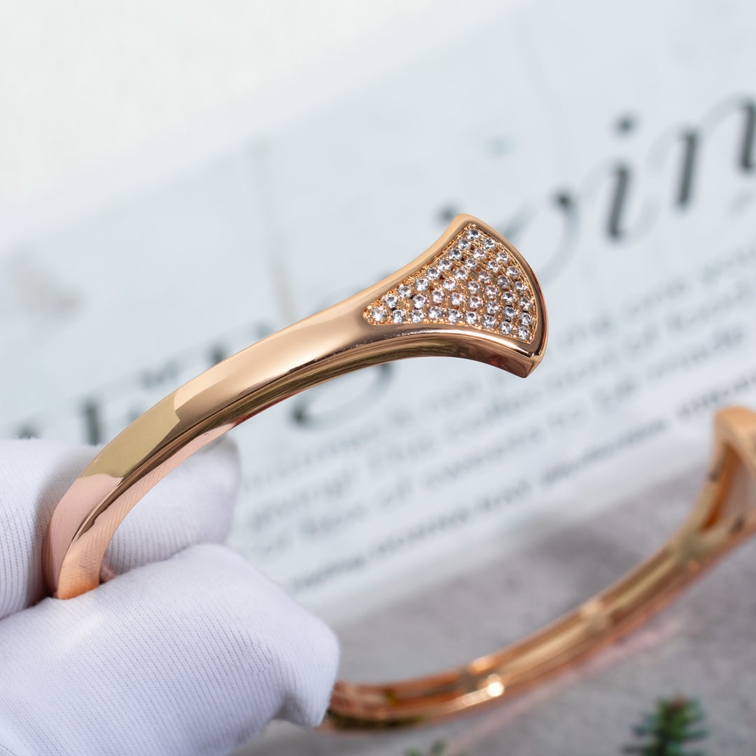 [Ornora Jewelry]DREAM BRACELET OPEN PINK GOLD MOP DIAMOND