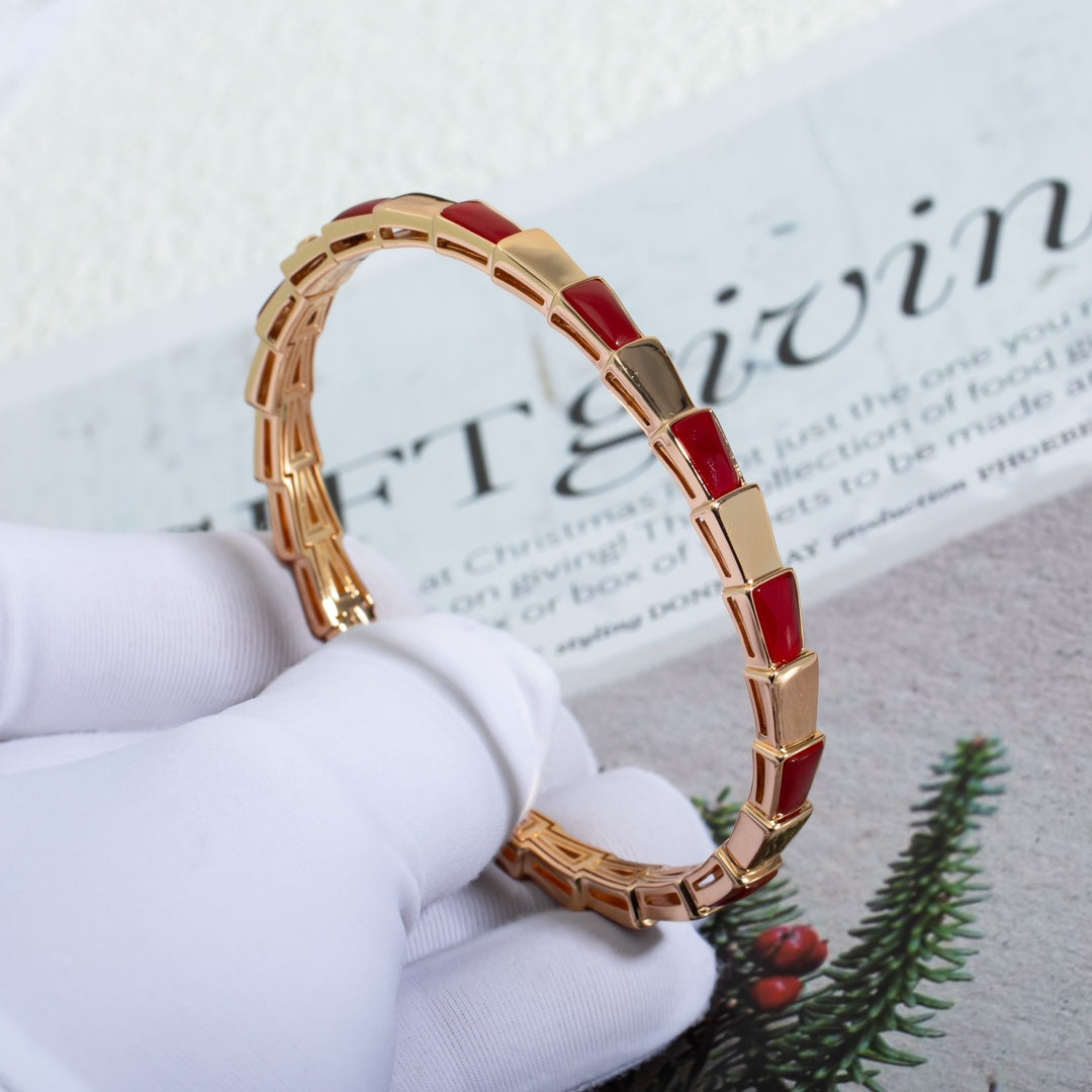 [Ornora Jewelry]SERPENTI BRACELET PINK GOLD RUBELLITE