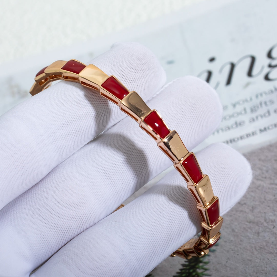 [Ornora Jewelry]SERPENTI BRACELET PINK GOLD RUBELLITE