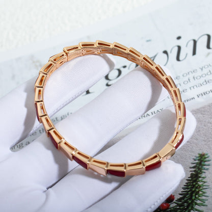 [Ornora Jewelry]SERPENTI BRACELET PINK GOLD RUBELLITE