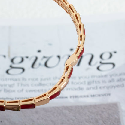 [Ornora Jewelry]SERPENTI BRACELET PINK GOLD RUBELLITE