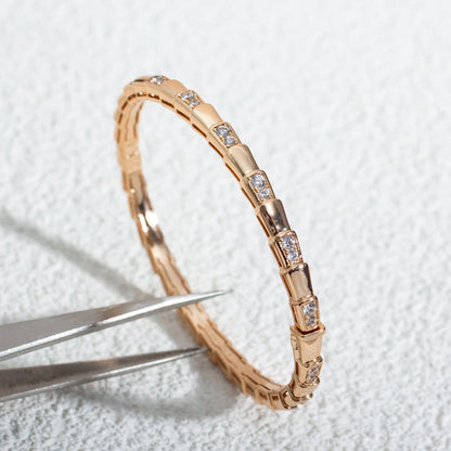 [Ornora Jewelry]SERPENTI SMALL BRACELET PINK GOLD DIAMOND