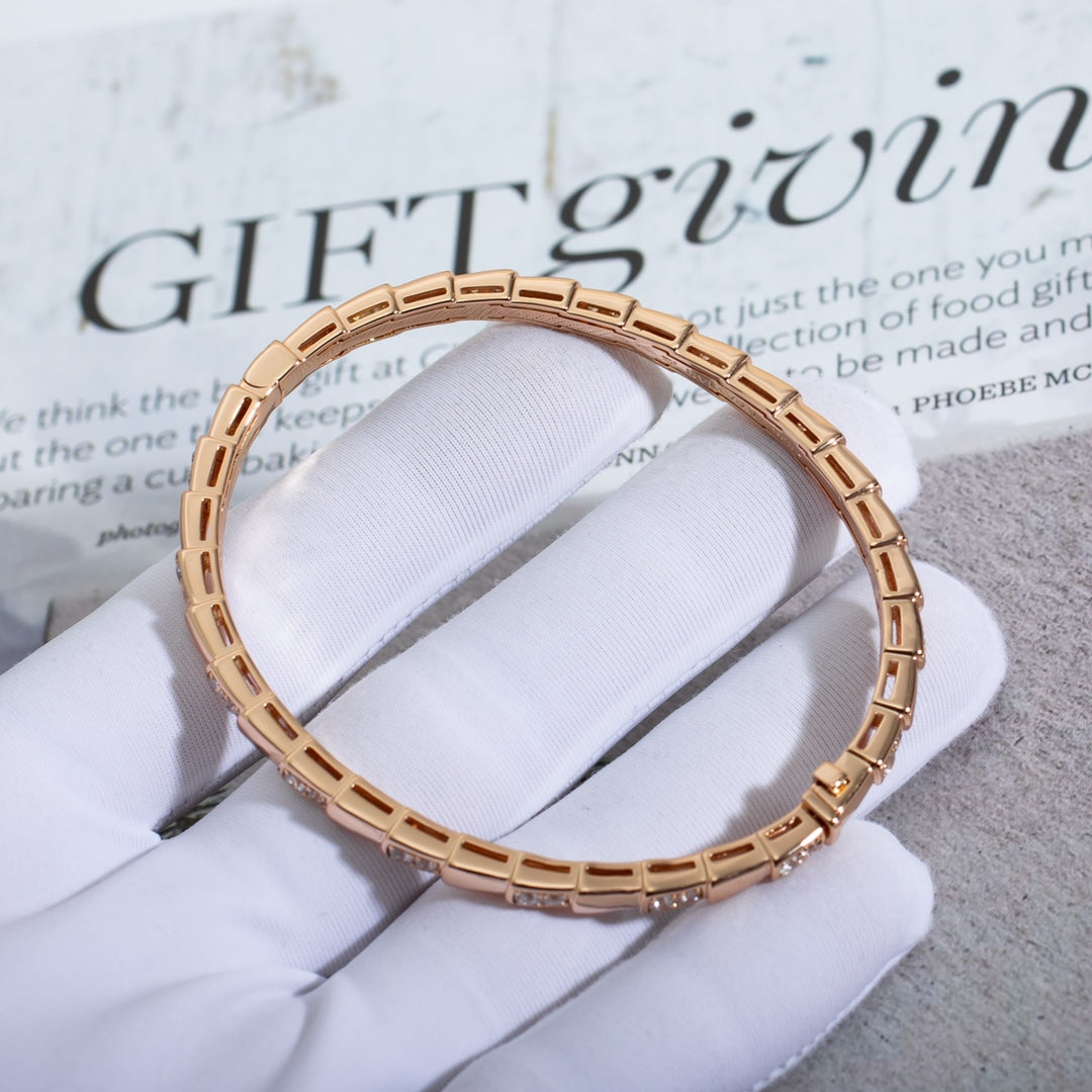 [Ornora Jewelry]SERPENTI SMALL BRACELET PINK GOLD DIAMOND