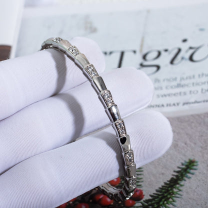 [Ornora Jewelry]SERPENTI BRACELET SILVER DIAMOND