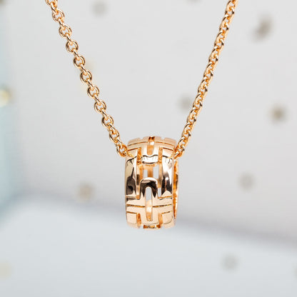 [Ornora Jewelry]PARENTESI NECKLACE PINK GOLD